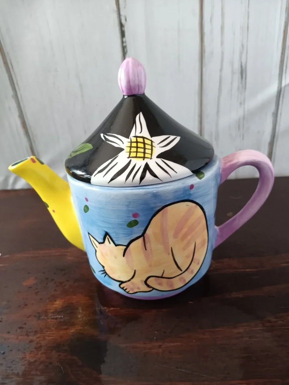 Double Sided Cat Tea Pot from Groovy for Chaleur Tea Pot